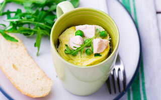 Quiche de caneca