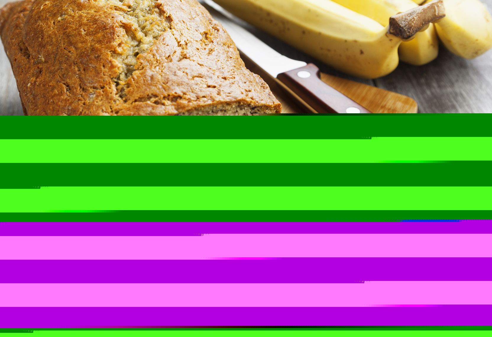 BOLO INTEGRAL DE BANANA