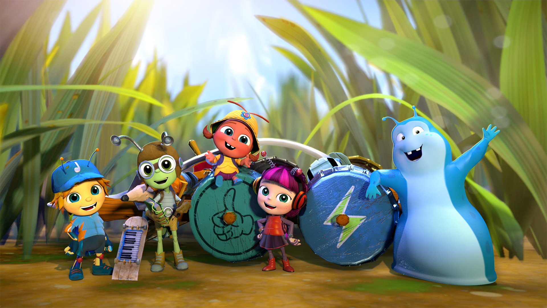 Imagem de destaque para Beatles para crianças: 4 motivos para assistir à série Beat Bugs com seu filho